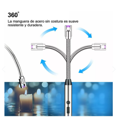 Encendedor Eléctrico Recargable Usb