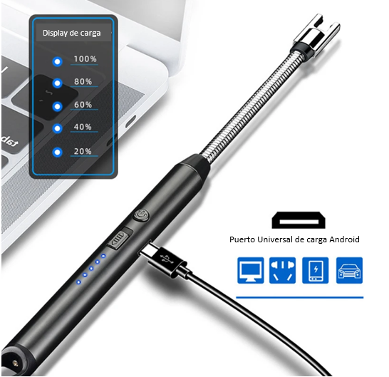 Encendedor Eléctrico Recargable Usb